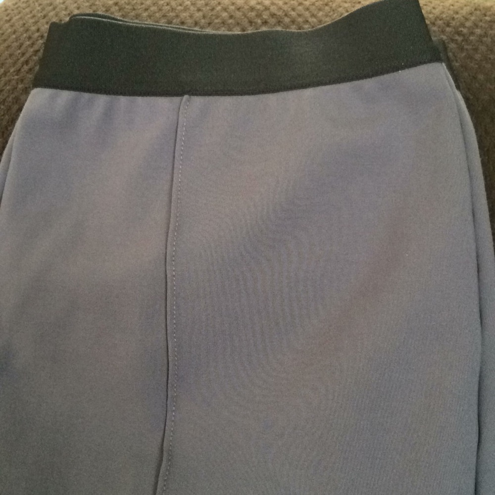 Denim & C Gray elastic waist stretch pants size 14